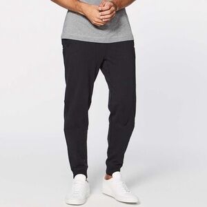 LULULEMON Men’s Cross Cut Black Joggers Cuff Ankle Size M